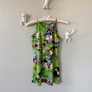 J. MCLAUGHLIN green equestrian horse race tank - XL